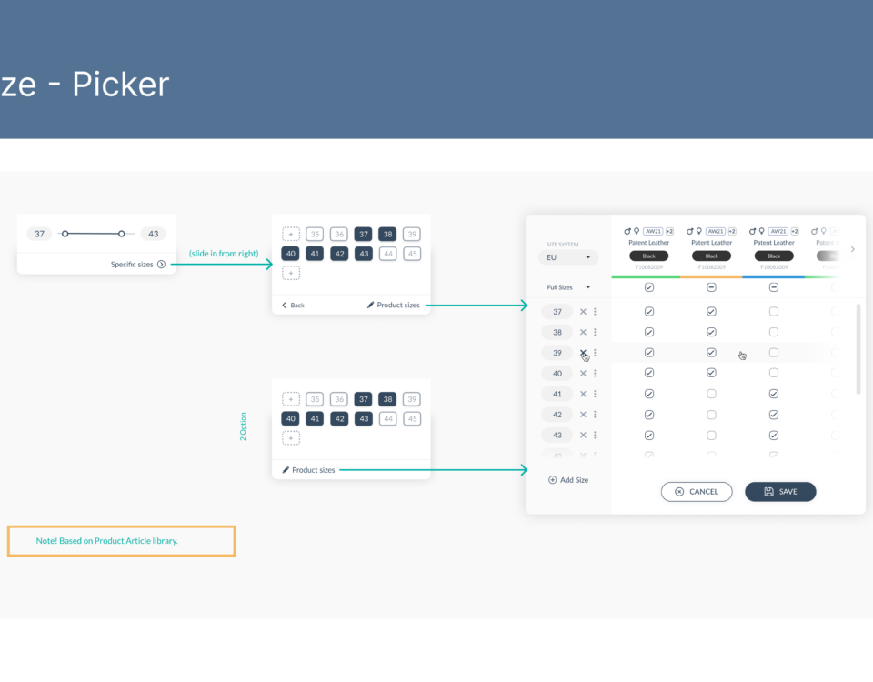 Size - Picker